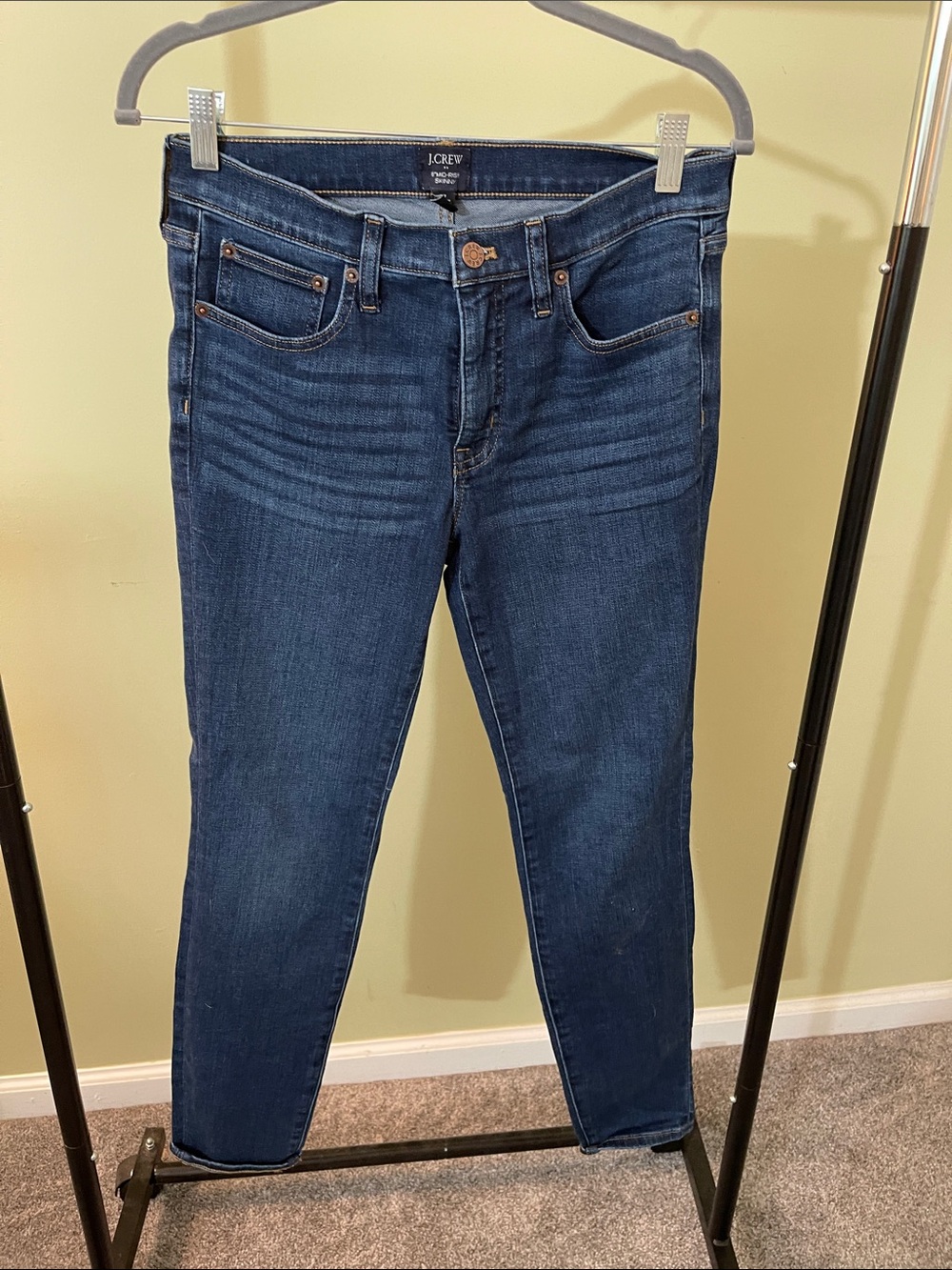 J. Crew Women's Skinny Jeans — Dark Blue Denim